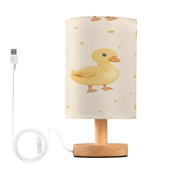 Desk Lamp Bedside Lamp 5.12x9.7In LED Lamp With USB Charging Interface For Bedroom Living Room Office Study Stylish Decoration Yellow Cute Duckling Seamless