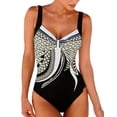 thumbnail image 1 of GZWYHT Maillots de Bain une Pièce pour Femmes Maillot de Bain Femme Femme Dos Nu Imprimé Tenue de Plage Maillot de Bain une Pièce Ensemble Bikini Maillots de Bain pour Femmes aux Formes Maillot de Bain pour Femme Blanc m, 1 of 6