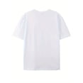 thumbnail image 2 of Shoulder "Rose" Pattern Printing 100% Cotton Casual Novel Men's T-shirt, Short-sleeved Summer Shirt, Comfortable Fit, Fashionable Street Style Round Neck T-shirt, Suitable For Daily And Outdoor., 2 of 5