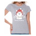 thumbnail image 1 of Awkward Styles Ugly Xmas Shirts for Women Christmas Llama T-Shirt, 1 of 4
