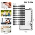 thumbnail image 6 of Yayeee 100% Cotton Hand Towels for Bathroom 16" x 28" Soft Absorbent Kitchen Towel, Black and White Geometric, 6 of 7