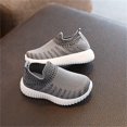 thumbnail image 4 of Boys Sneakers Kids Boys and Girls Summer Breathable Lightweight Socks Shoes Toddler Soft Casual Sneakers Kid Shoes Grey 7.5 Years-8 Years, 4 of 7