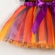 thumbnail image 5 of Falda Tutú Para Niñas, Traje De Baile De Fiesta Para Niñas, Empalme, Hilo De Red Arcoíris, Lentejuelas, Falda De Tul, Traje Con Horquilla De Lazo Odeerbi LM103-3619, 5 of 6