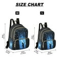 thumbnail image 2 of FORMRS Mini Backpack Purse for Women Travel Daypack Casual Shoulder Bag, Blue Butterfly, 2 of 7
