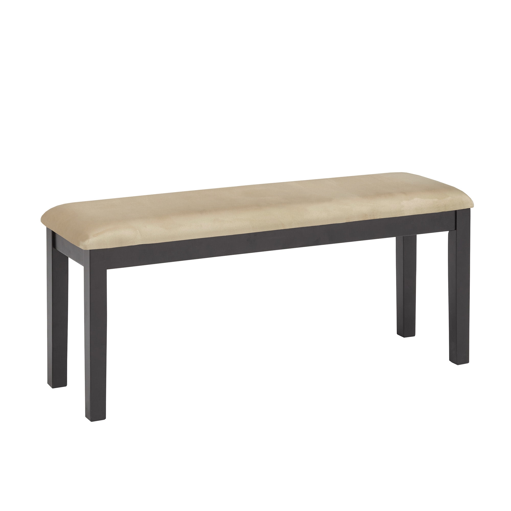 Weston Home Lexington Black Wood Dining Bench