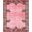 Pink, Pattern 7, variant on ODIKA Pink Leopard Print Spotted Bordered Glam Rosette Abstract Inspired Non-Slip Chair-Friendly for Home Office, Gaming Room, Under Desk