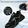 thumbnail image 3 of Safety Shoes Men Welding Lightweight Insulated Comfortable Trainers, Mens Non Slip Puncture Proof Safety Trainers Breathable Work Shoes, 3 of 7