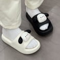 thumbnail image 2 of Zapatillas de verano para mujer con dibujos animados para cachorros, zapatillas antideslizantes de suela gruesa para baño en casa para parejas, para uso doméstico al aire libre, 2 of 4