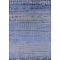 thumbnail image 1 of Ahgly Company Machine Washable Indoor Rectangle Industrial Modern Blue Gray Area Rugs, 3' x 5', 1 of 7