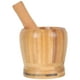 thumbnail image 3 of GOOHOCHY Tazón para moler de bambú mortero con maja para grano de especias de hierbas, 3 of 7