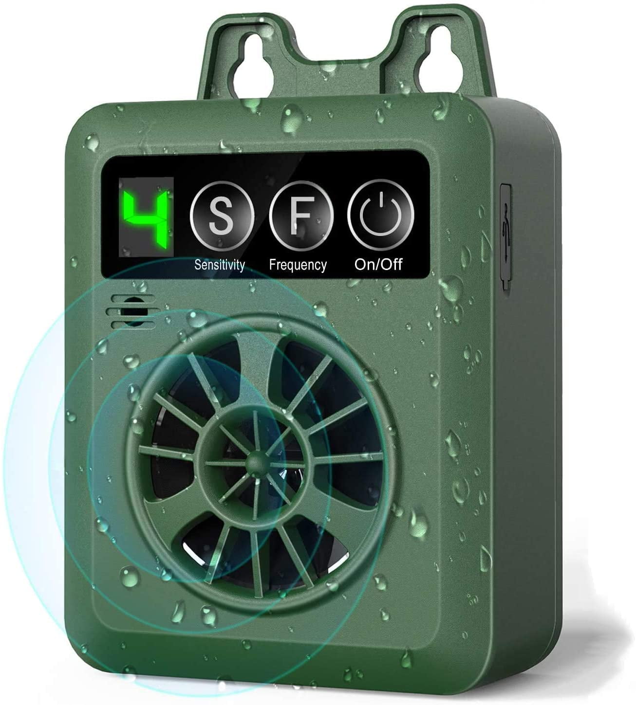K6 Outdoor Ultrasonic Anti Dogs Bark Control Devices Digital Display Rechargeable Rainproof Stop Dog Barking Animals Training Repeller Walmart