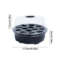 thumbnail image 4 of Yhmxh 13-Hole Plants Germination Tray Garden Propagator Box for Indoor Seeding Sprouting and Hydroponic Growing, Round Plants Starter Tray for Indoor Gardening, 4 of 7