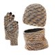 thumbnail image 1 of Gorros de invierno para hombre y mujer, guantes con pantalla táctil, bufanda para el cuello, conjunto de calentador, gorro de punto con forro polar, regalos para hombres y mujeres, 1 of 3