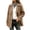 Beige, variant on Wool Coats for Women Double Breasted Lapel Collar Trench Coat Elegant Winter Jackets Ladies Solid Plain Pea Coat for Work Office Casual Gray M