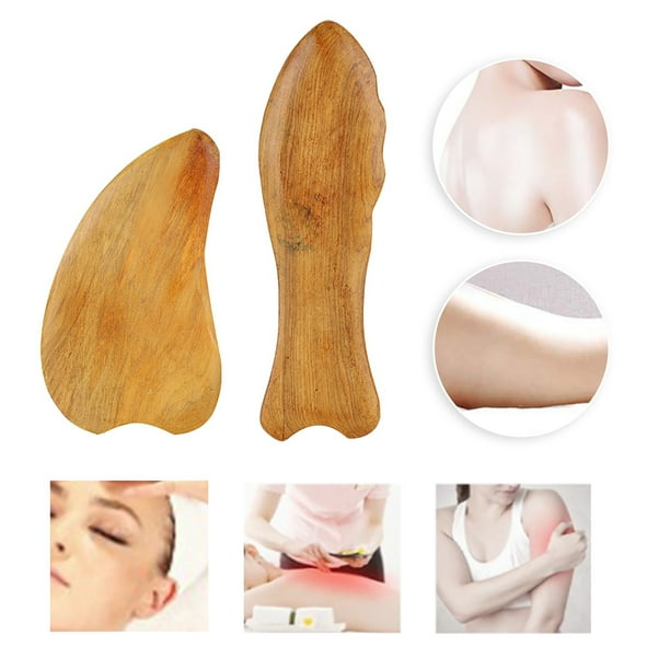 Tablero de Raspado de Madera ANGGREK Herramientas de Raspado para Aliviar el Dolor Muscular Tipo 01