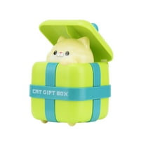 KOYPTL Cat Gift Box Press and Go Car Toy for Toddlers Kids 3 4 5 6 Years Old,Carton Pet Gift Caty Push Toy Sliding Car Soothing Gift for Boys Girls Cat Lovers Christmas Stocking Stuffers Birthday