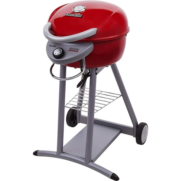 CharBroil 20602109 Patio Bistro TRUInfrared Electric Grill, Red