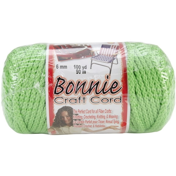 Bonnie Macrame Craft Cord 6mmX100yd-Parrot
