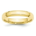thumbnail image 1 of 10K Yellow Gold Ring Band Wedding Beveled Comfort 4mm Bevel Edge Fit Size 8.5, 1 of 4