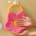 thumbnail image 1 of FUTUREORYY Hanging Hand Towel Flower Shaped for Household Use 1Pack, 1 of 6