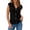 Black, variant on Arach&Cloz Women's Wool Blend Sweater Vest V Neck Button Down Cardigan Business Casual Tops 2026