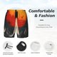 thumbnail image 3 of Balery Retro Space Rocket Launch Bañador para hombre, shorts de playa de secado rápido con entrepierna y forro de compresión-3X-Large, 3 of 6