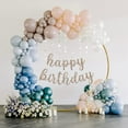 Garfans Wedding Arch Circle Balloon Arch Frame Round Backdrop Stand for ...