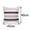 Purple and White, variant on PiccoCasa Decorative Throw Pillow Cover Striped Cushion Case Green and White 12" x 20" 2