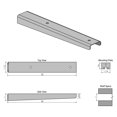thumbnail image 4 of Innova Shelf EZ-Loc Floating Shelf Bracket 12in 100lbs, 4 of 4