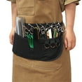 thumbnail image 6 of Water Resistant Waist Apron Service Apron with Pocket Beauty Salon Apron Hair Styling Apron with Adjustable Waistband, 6 of 20