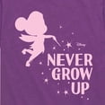 thumbnail image 3 of Tinker Bell - Never Grow Up  - Toddler And Youth Short Sleeve Graphic T-Shirt, 3 of 6
