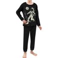 thumbnail image 2 of DISNIMO Astronauts Soccer Star Pajamas Kids Winter Pajamas Boys 9-10 Years 2 Pcs Pj Set for Kids Pajamas Boys Long Sleeve Sleepwear Set Kids Crewneck Pj Set Kids Nightwear for Kids Boys, 2 of 7