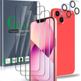 thumbnail image 1 of Hongkaii Designed for iPhone 13 Mini Screen Protector, 3 Pack HD Tempered Glass with 2 Pack Camera Lens Protector, Case Friendly, 9H Hardness, Bubble Free, 5G 5.4 Inch, Easy Installation DZ#422-7943, 1 of 7