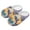 3D Dolphin Ocean, variant on House Slippers for Woman Comfortable Arch Support Indoor Slippers Closed Toe Soft Bedroom Shoes Blue Shark Stars Print, Size 6-7