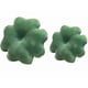 thumbnail image 1 of 2 pcs Throw Pillow Plush Cushion Floor Mat 3D Clover Four-leaf for Home Decor 19.7' Green + 15.7' Green, 1 of 5