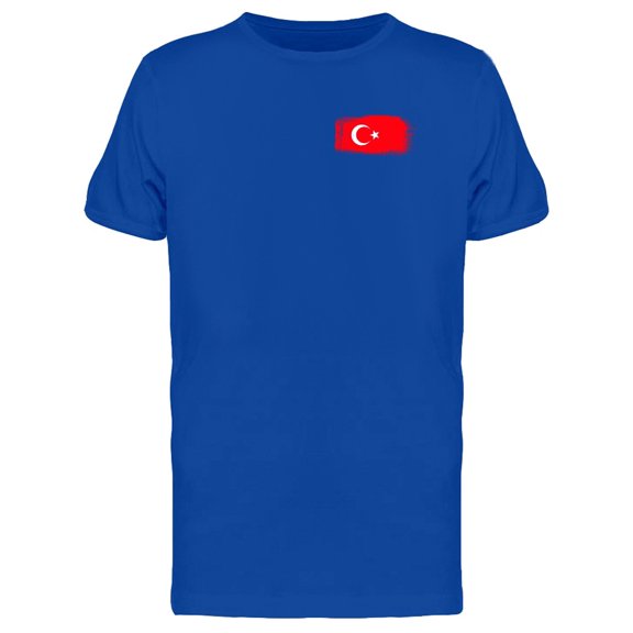 Brushstroke Turkey Flag Tee Men's -Image by Shutterstock