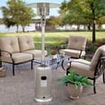 thumbnail image 4 of SI 87" 48000 BTU Mushroom Propane Patio Heater In Stainless Steel with Pilot, 4 of 4