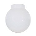 thumbnail image 1 of Satco Lexan White BallDiameter 6inScrew Fitter 3 11/64in, 1 of 1