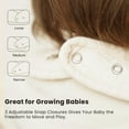 thumbnail image 3 of 8 Pack Muslin Cotton Baby Bibs for Unisex, Soft and Absorbent Gender Neutral Set for Feeding and Drooling,Adjustable Bandana Bibs Gift for Baby Girls Boys Teething Drool, 3 of 10