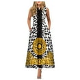 thumbnail image 2 of Robes d'Été pour les Femmes 2023 Causal Ourlet A-Ligne Fluide Mini Robe Blouse, 2 of 5