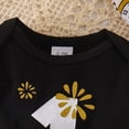 thumbnail image 3 of GobdXE 3 Piece Baby New Year Outfit Long Sleeve Bodysuit Suspender Pants Hat Holiday Celebration Clothing Set Size:3-6 Months, 3 of 9