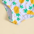thumbnail image 6 of MZXELPRJD Athletic Swimsuit Pineapple Ruffles Swimsuit Kids Clothing Toddler Girls Two Bathing Suit Toddler Teen Bikini Bikinis for Teen Girls, 6 of 7