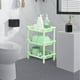 thumbnail image 4 of Estante de almacenamiento rectangular de tres capas para baño, estante de almacenamiento de plástico para baño, estante de almacenamiento para cocina, estante de pie, estante de almacenamiento,, 4 of 4