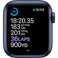 thumbnail image 4 of Pre-Owned Apple Watch Series 6 40mm GPS Aluminum Blue + Deep Navy Sport Band 32GB, 4 of 5
