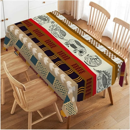 

WISH TREE Peach Table Cloth Rectangle Tables Watercolor Fruit Peaches Kitchen Table Cover Oblong Tablecloth for Dining Table Buffet Parties Patio and Camping