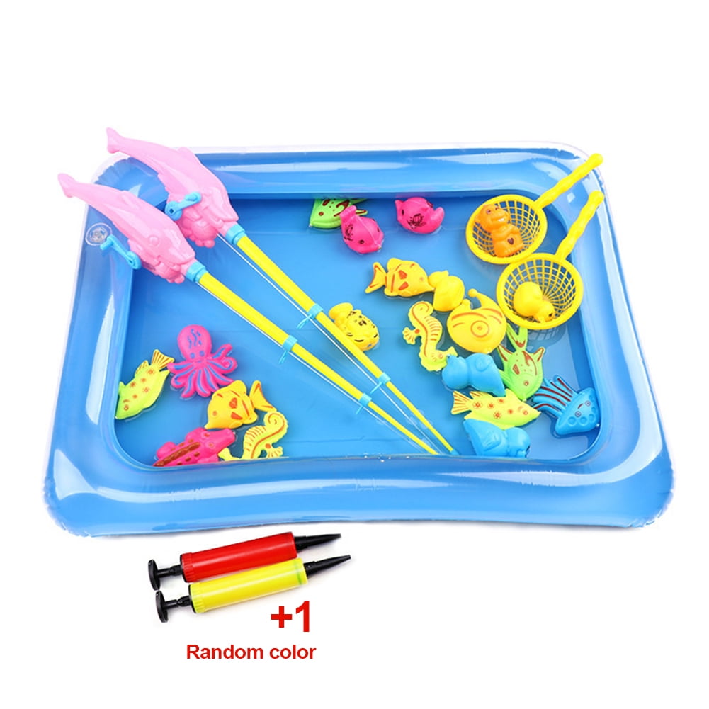 Floating Fishing Game Kids Bath Toys Fishing Toys Inflatable