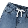 thumbnail image 4 of chopper club Boys Denim Jeans - Stretchable Cotton Fabric - Slim Fit - Round Elastic at Waist & Leg Opening 5799jogden DX 14, 4 of 5