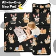 thumbnail image 4 of Cartoon Corgi Dog and Footprints Toddler Nap Mats for Kids Preschool,Sleeping Mat Bag or Kids,Toddler Sleeping Bag,Toddler Nap Mat or Daycare, 4 of 6