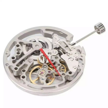 

Mechanical Movement Small Portable Watch Repairing Movement with Plastic Storage Box for Old Part Replacement