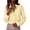 Plaid Yellow White, variant on Womens Long Sleeve Button Down Shirts | Soft Cotton Fabric, Fashion Plaid Shirt, Basic Collared V Neck, Work Business Casual Blouses, Fall Trendy Outfits
